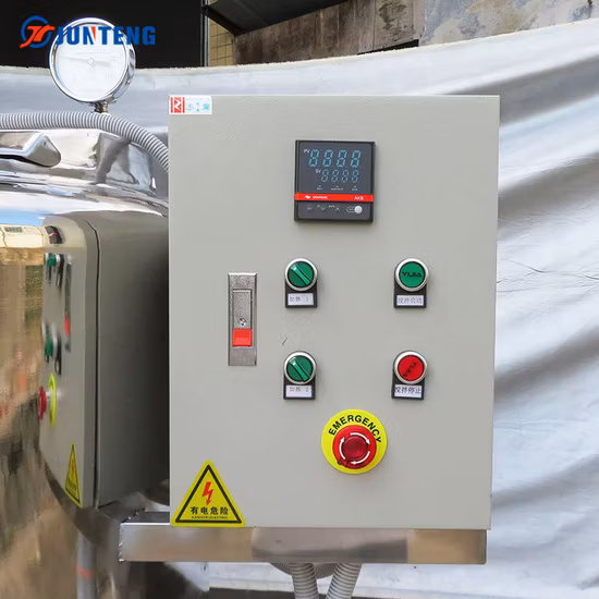 Miscelatore per emulsionamento sotto vuoto riscaldato elettricamente