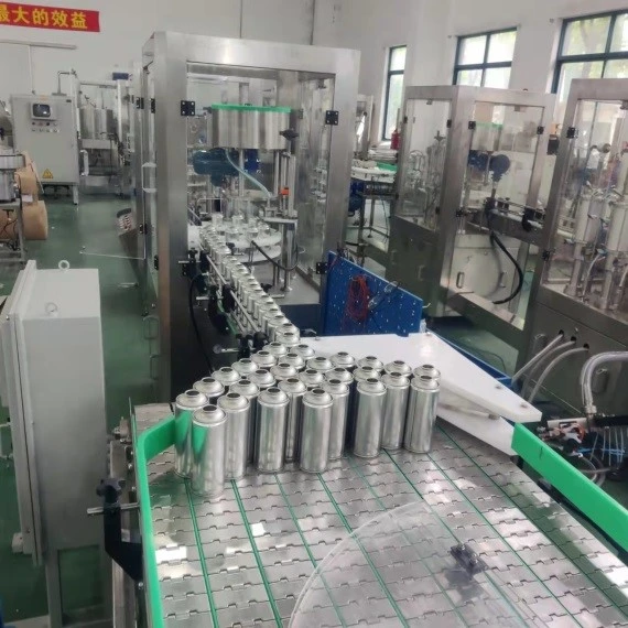 Aerosol Paint Spray Piston Pump Filling Capping Crimping Labeling Line Machinery for Aerosol Spray