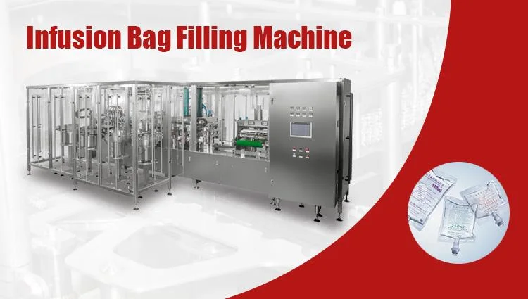 Pharmaceutical Non PVC Soft Bag IV Infusion Filling Machine IV Infusion Filling and Sealing Equipment