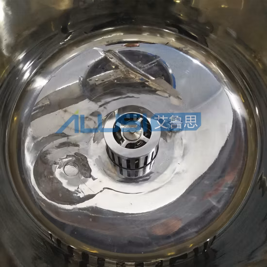 Miscelatore per emulsionamento sotto vuoto del materiale con pentola per acqua e macchina per pentola per olio