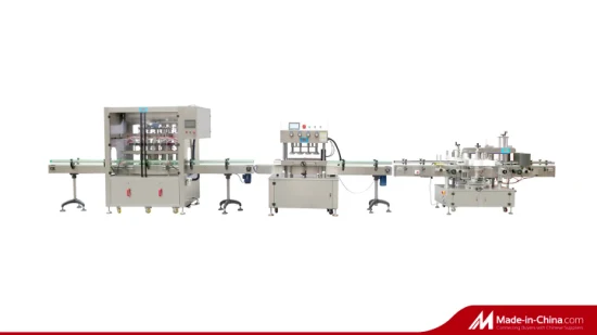 Riempitrice automatica per bottiglie di crema di olio liquido di alta qualità con linea di etichettatura dei tappi