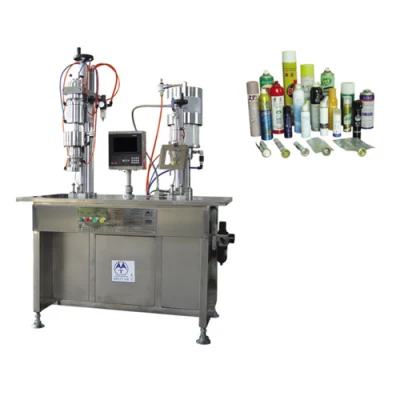 Riempitrice semiautomatica per aerosol/riempitrice spray per protezione solare