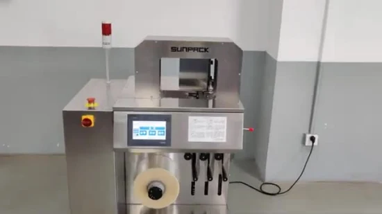 Nuovo modello di fascettatrice automatica sottovuoto a tavolo alto con sensore eye mark